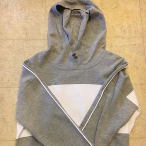Athleta striped hoodie